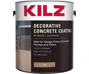 KILZ L378601 Slip-Resistant Decorative Concrete Paint