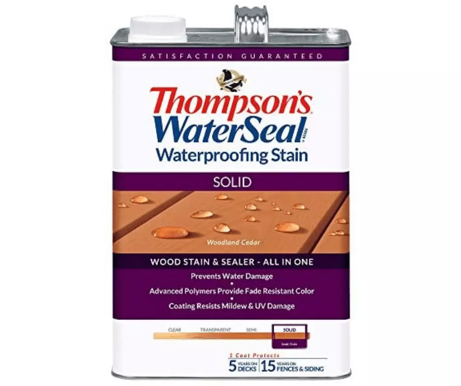 Thompson’s Water Seal Solid Wood Stain