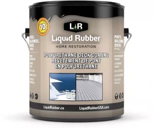 Liquid Rubber Textured Polyurethane Deck and Dock Coating