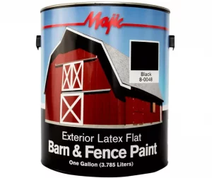 Majic 8-0048-1 Latex Flat Barn & Fence Paint