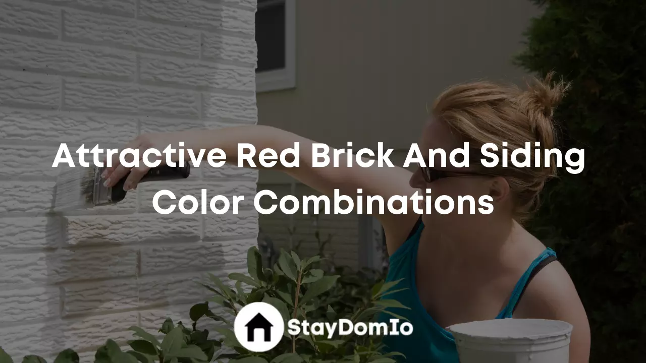 Attractive Red Brick And Siding Color Combinations Guide