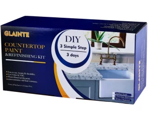 Glainte Countertop Paint & Refinishing Kit For Kitchen Bathroom