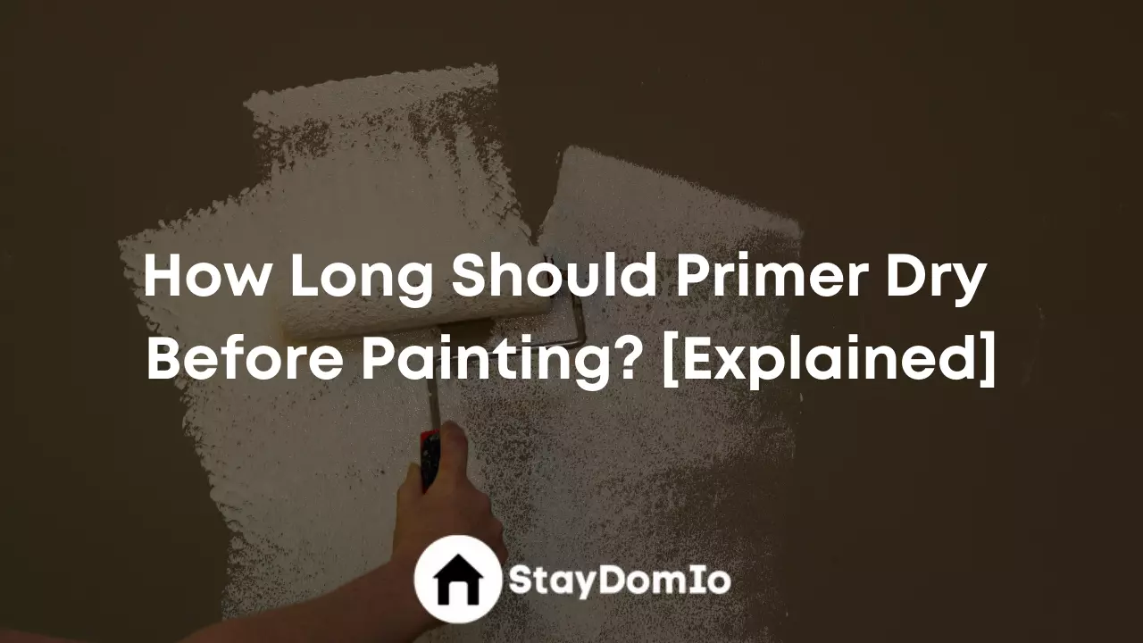 How Long Should Primer Dry Before Painting? [Explained]