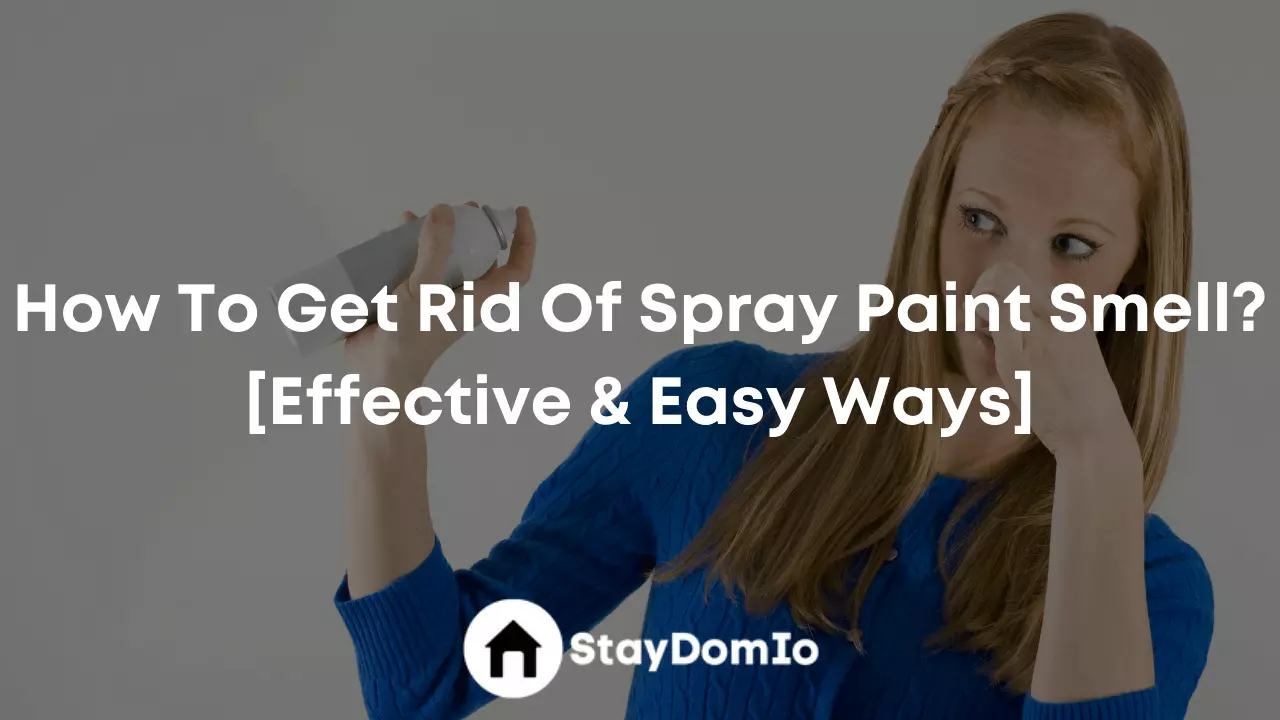 How To Get Rid Of Spray Paint Smell? [Effective & Easy Ways]