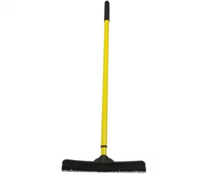 Evriholder Rubber Broom With Squeegee & Telescoping Handle