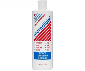 Incredible! Stain Remover For Clothes, Carpet, & Car Upholstery