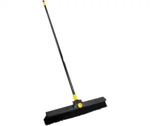Quickie Bulldozer Smooth Surface Push Broom
