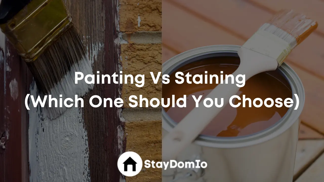 Painting Vs Staining (Which One Should You Choose)